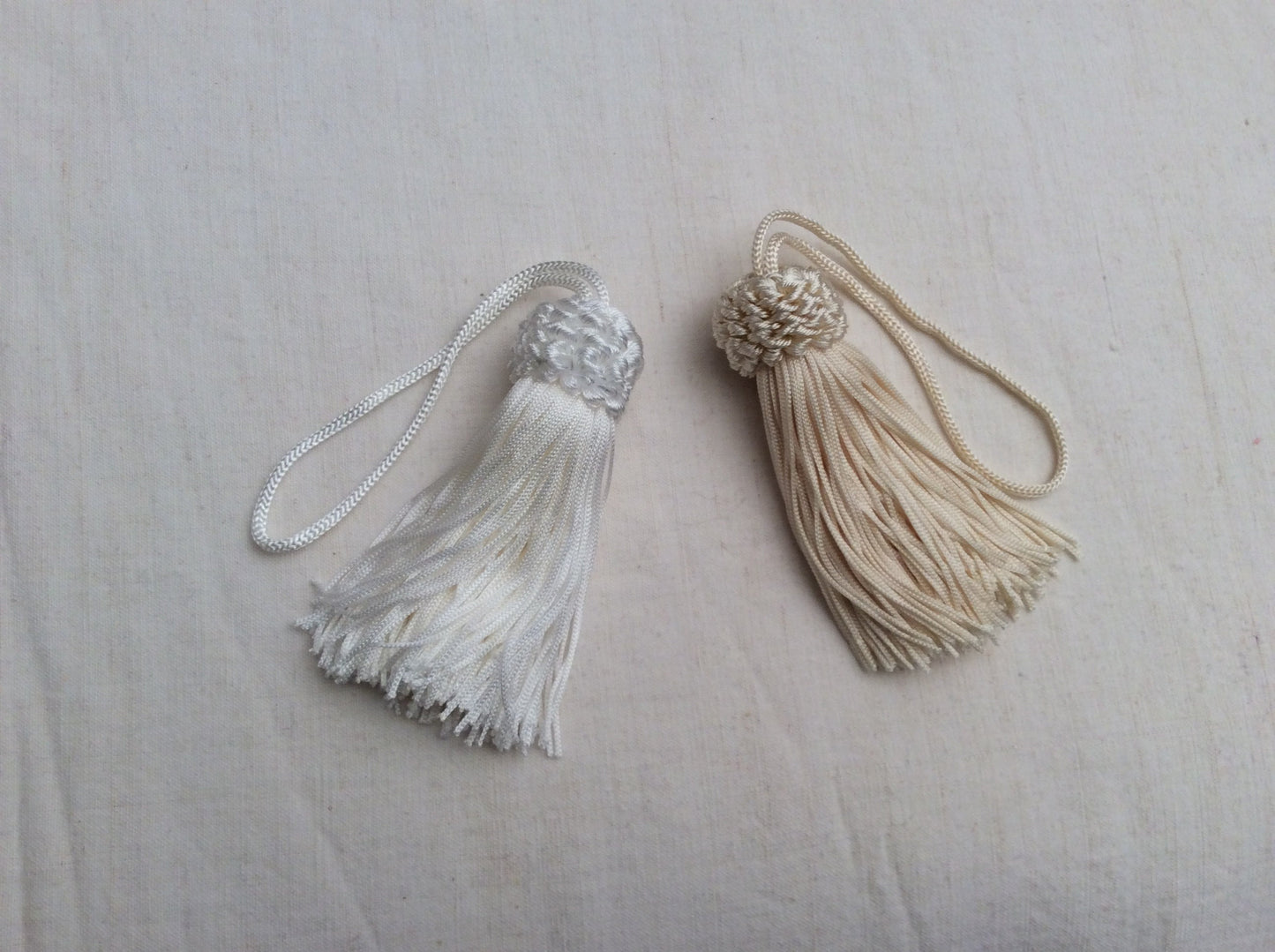 Nappa Fiocco Chiave Avorio o Bianco 11cm - Made in Firenze