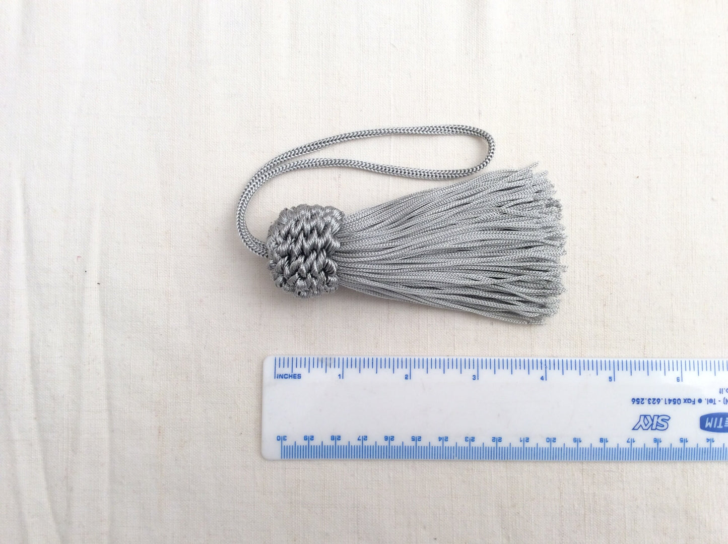Nappa Fiocco Chiave Avorio o Grigio Perla 11cm - Made in Firenze
