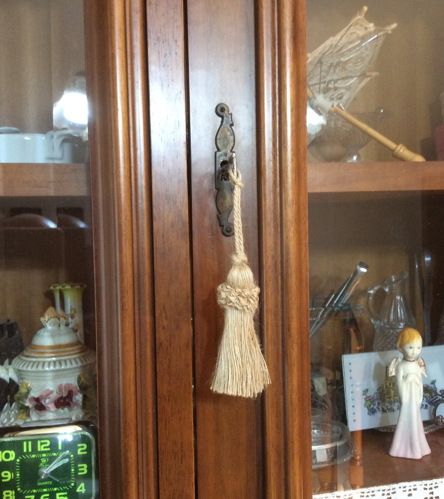 Nappa Fiocco Chiave in Juta Naturale 8cm - Made in Firenze