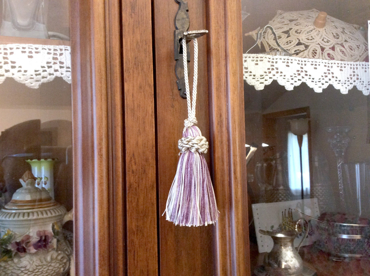Vintage Key Bow Tassel 9cm - Made in Florence
