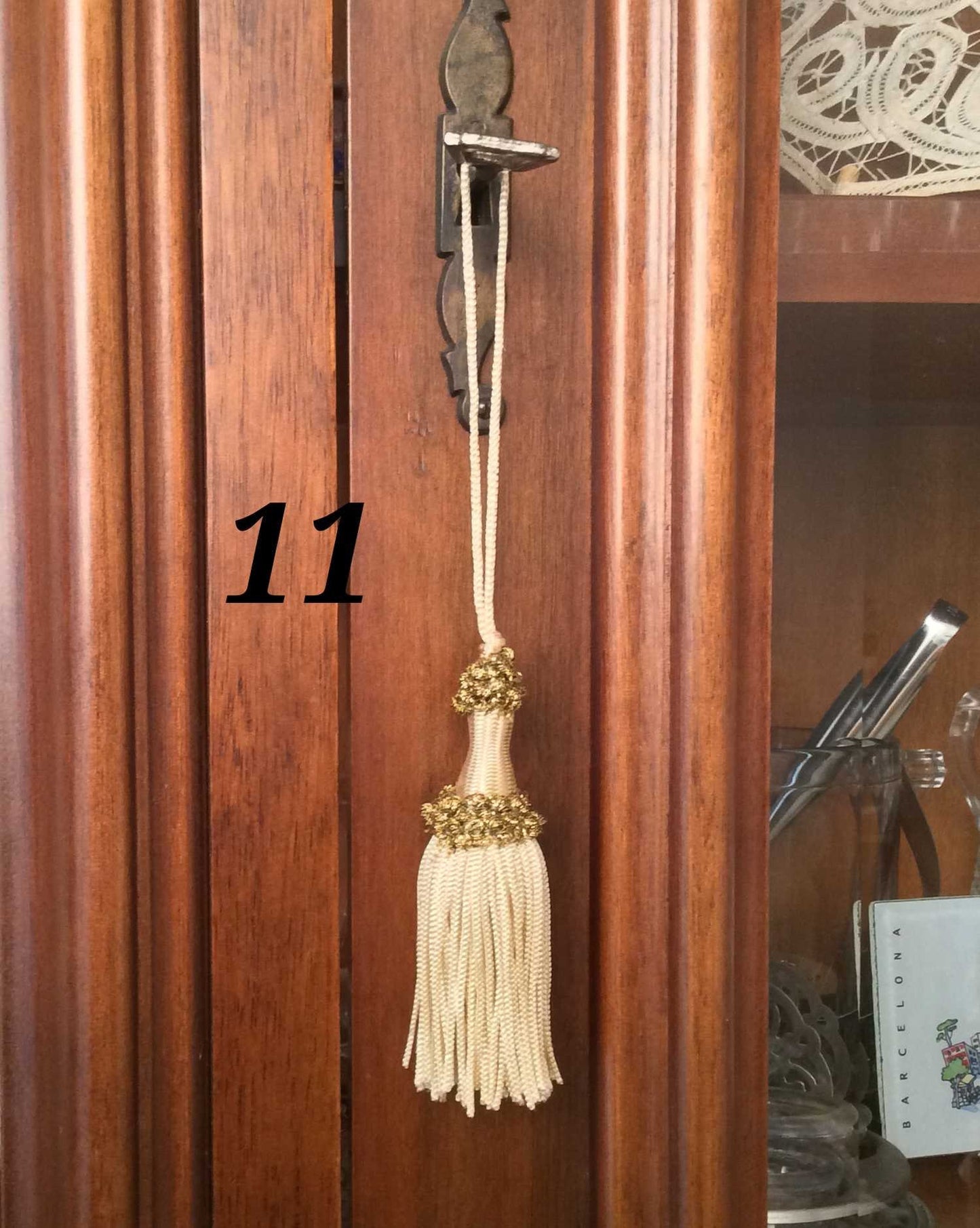 Key Tassel Lame for Antique Furniture - Handmade Florence