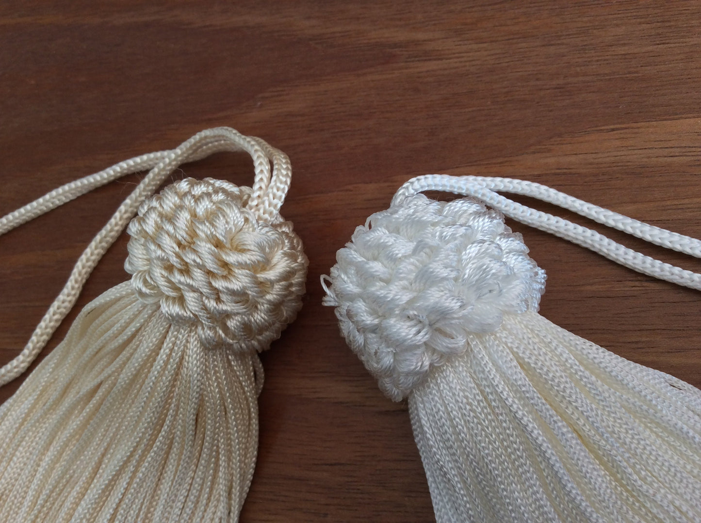 Nappa Fiocco Chiave Avorio o Bianco 11cm - Made in Firenze