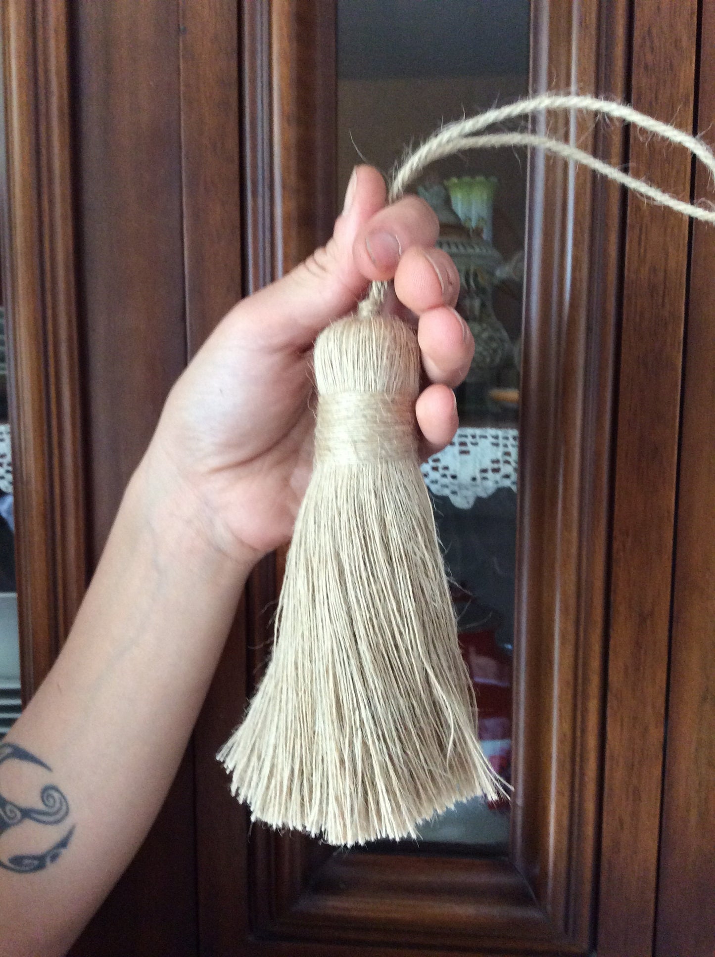 nappa,  fiocco chiave, lino cotone viscosa juta naturali Made in Firenze shabby chic