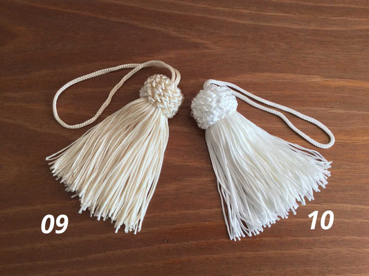 Nappa Fiocco Chiave Avorio o Bianco 11cm - Made in Firenze
