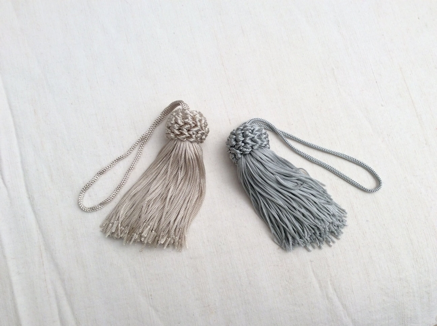 Nappa Fiocco Chiave Avorio o Grigio Perla 11cm - Made in Firenze