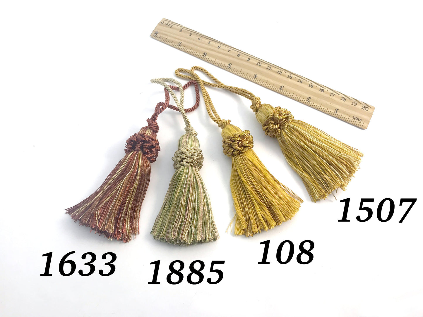 Vintage Key Bow Tassel 9cm - Made in Florence