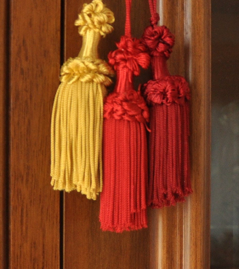 Vintage Tassel Key for Curtains and Furniture - Classic Florence Colors