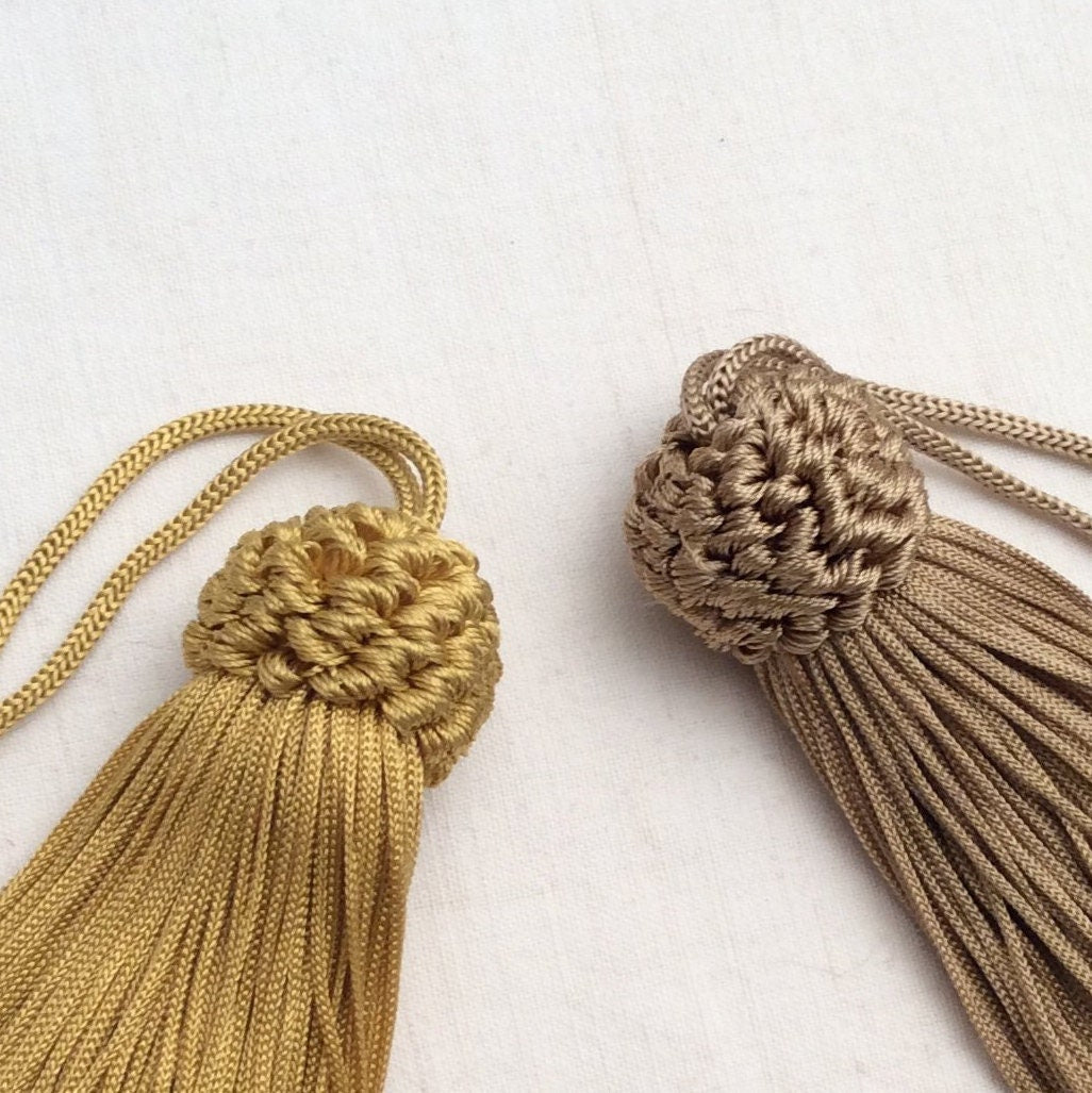 Nappa Fiocco Chiave Giallo Oro o Marrone 11cm - Made in Firenze