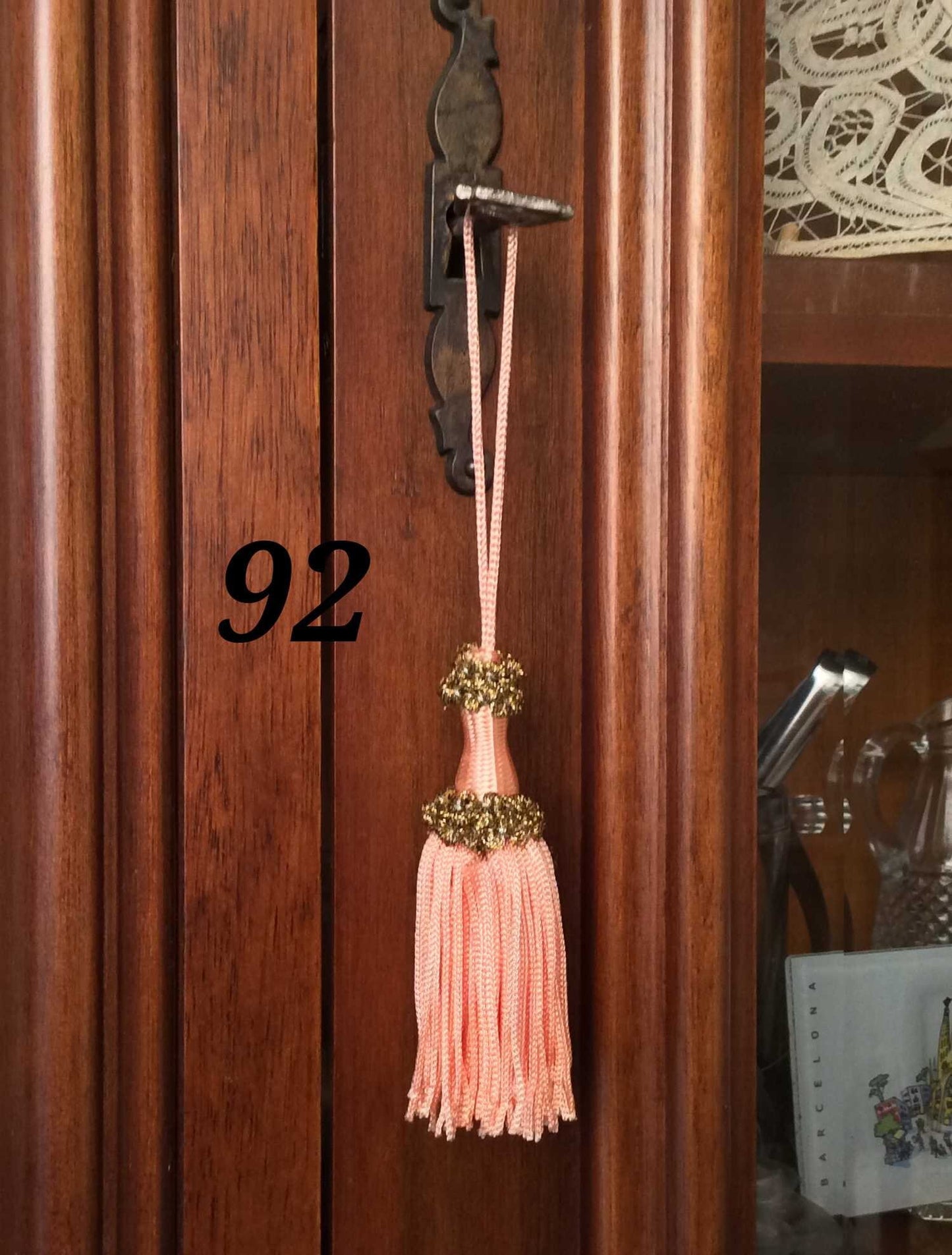 Key Tassel Lame for Antique Furniture - Handmade Florence