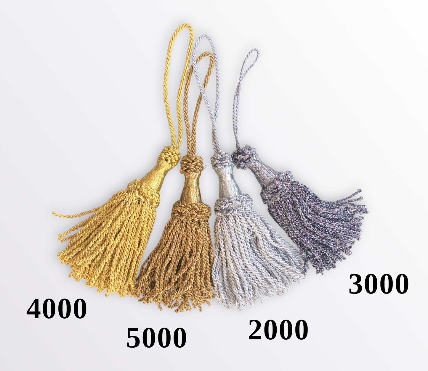 Fiocco Chiave in Lurex 15cm - Made in Italy