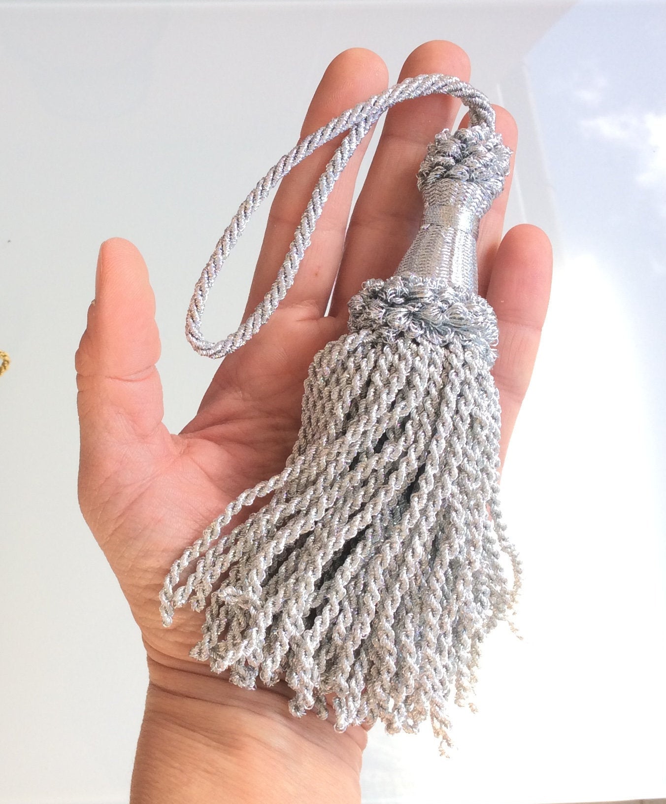 Fiocco Chiave in Lurex 15cm - Made in Italy
