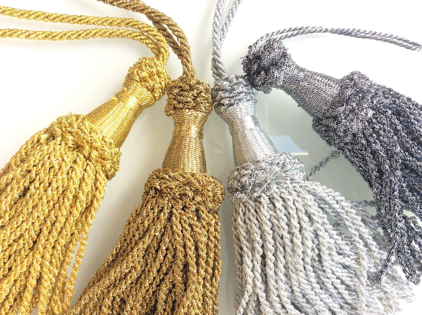 Fiocco Chiave in Lurex 15cm - Made in Italy