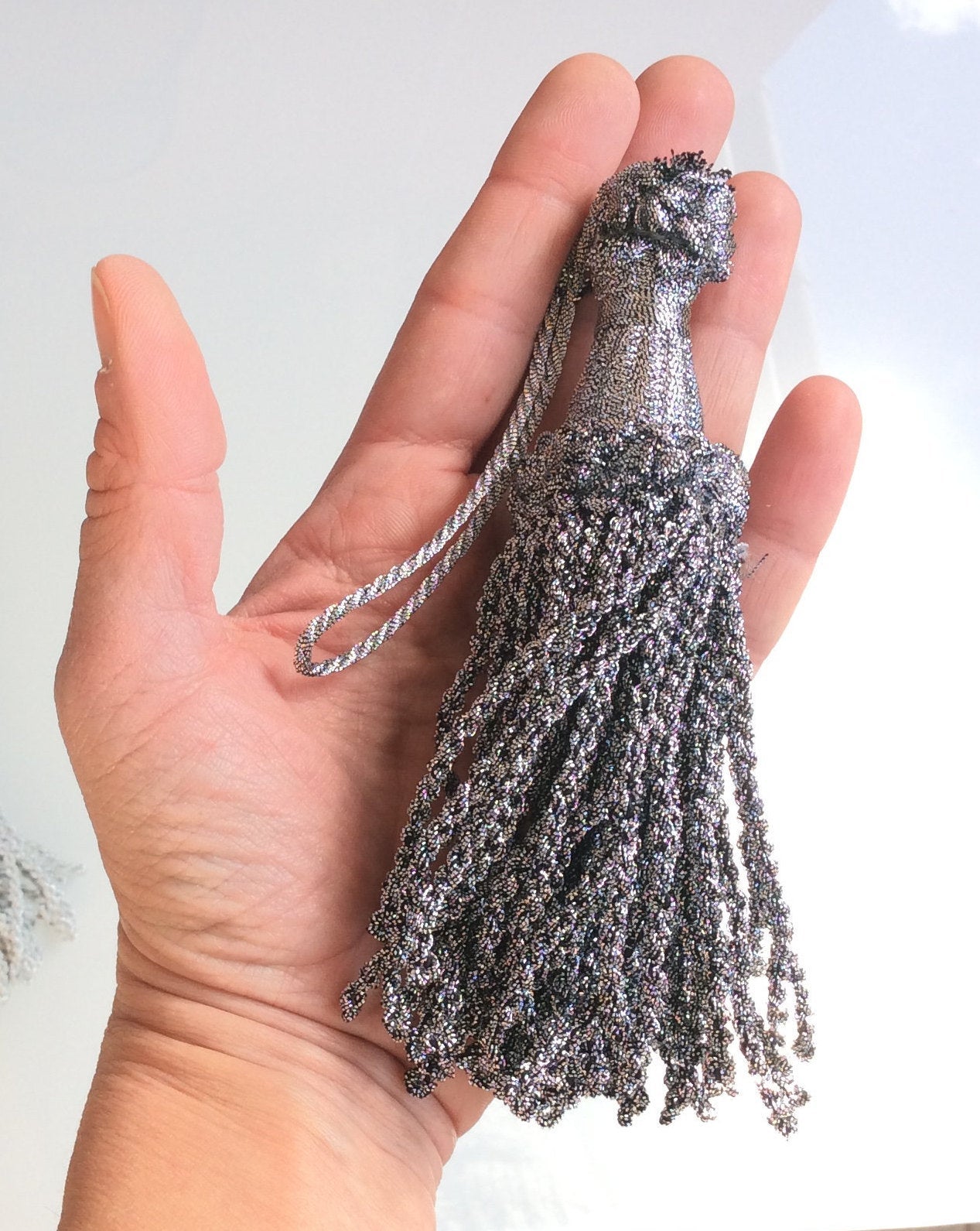 Fiocco Chiave in Lurex 15cm - Made in Italy