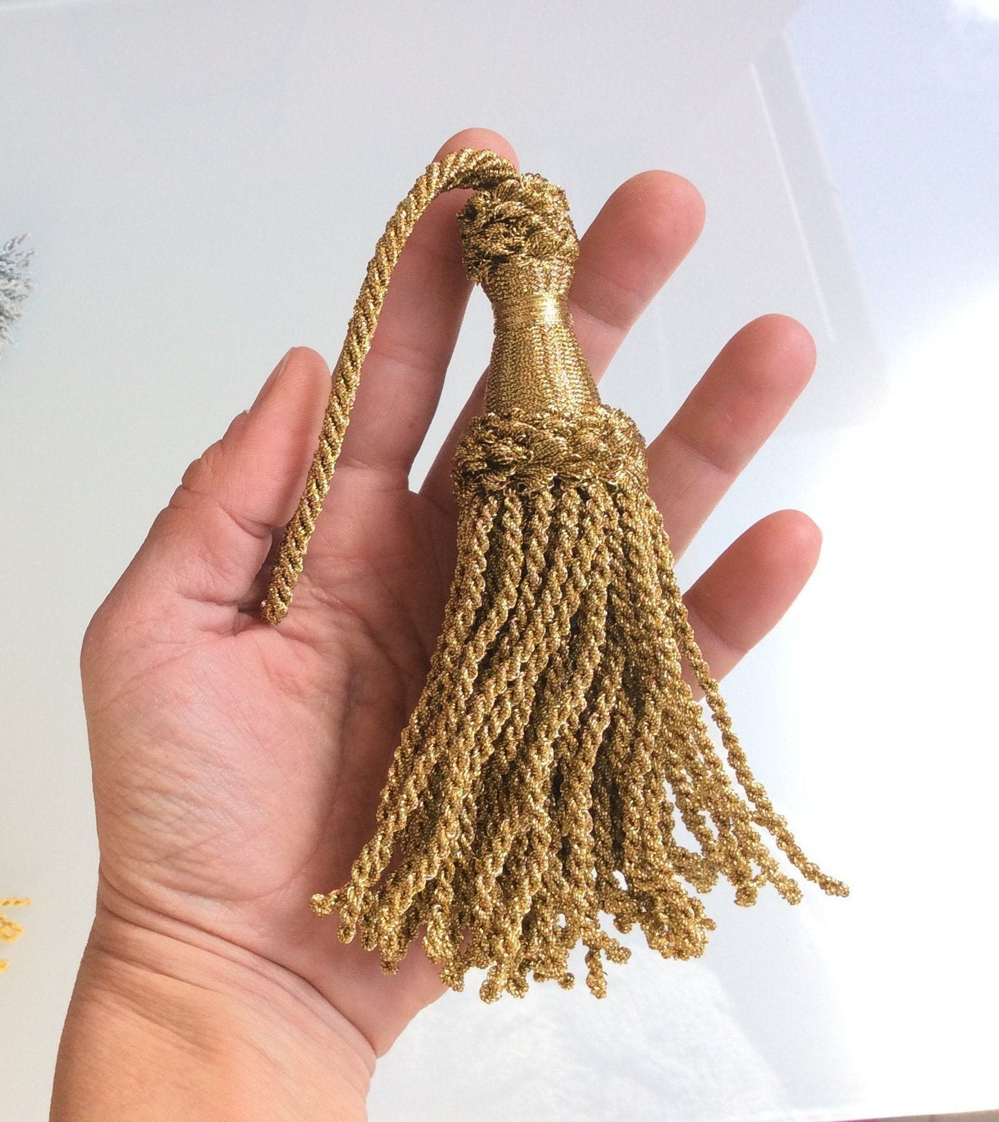 Fiocco Chiave in Lurex 15cm - Made in Italy