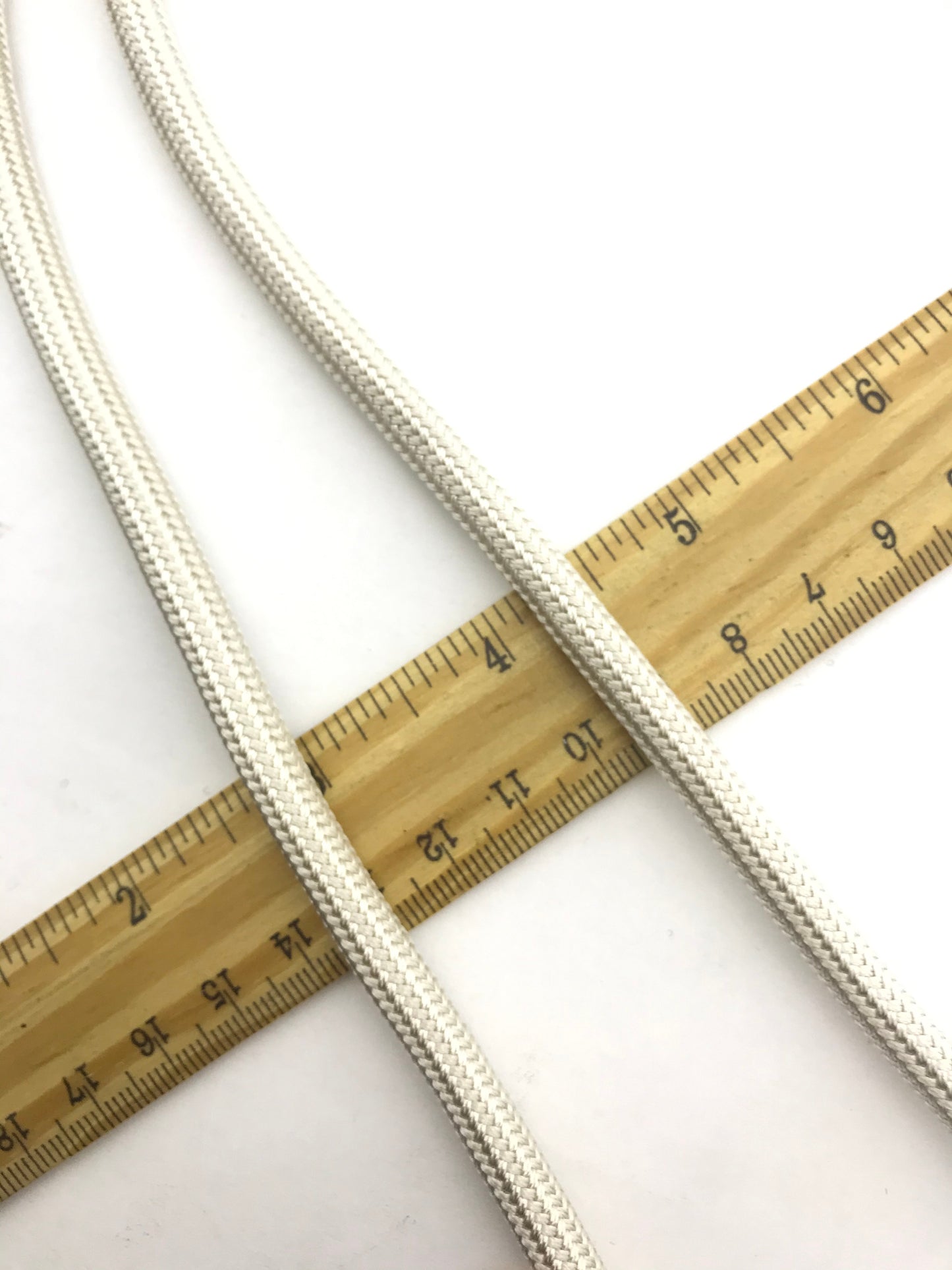 Embrasse per Tende con Nappa Grande 23cm - Bianco Avorio | Made in Firenze