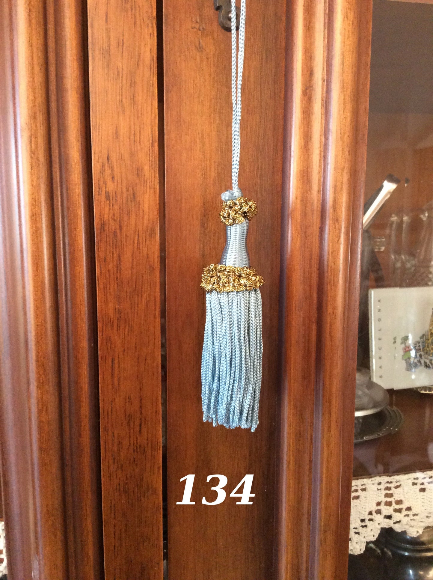 Key Tassel Lamé for Antique Furniture - 4 Colors Florence