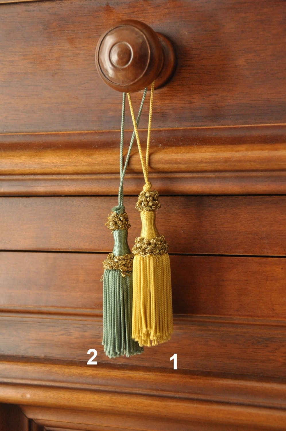 Key Tassel Lamè Key for Antique Furniture - 9 Mixed Colors Florence