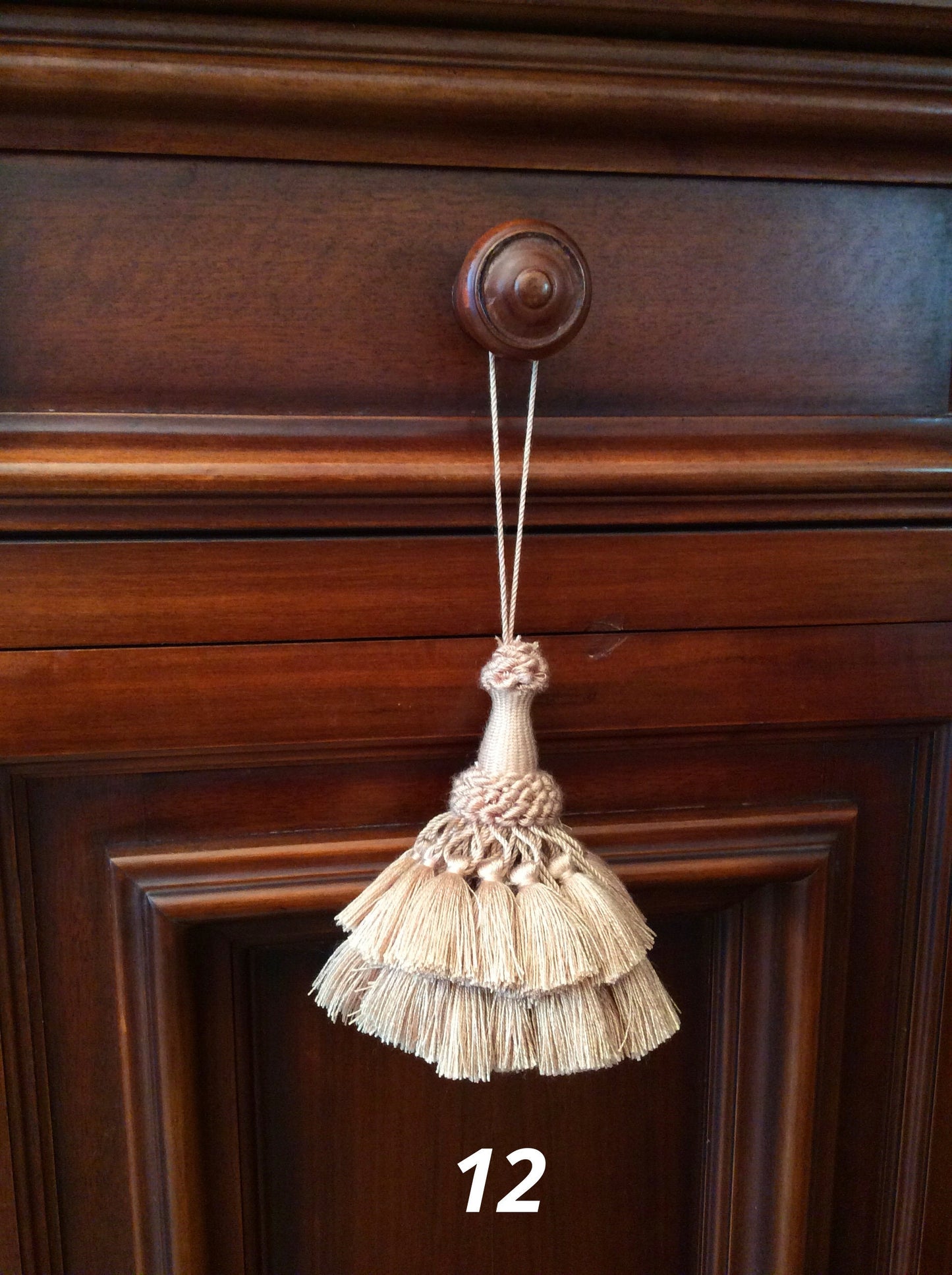 Nappa Ballerina Fiocco Chiave Grande 15cm per Tende e Mobili - 2 Colori Firenze