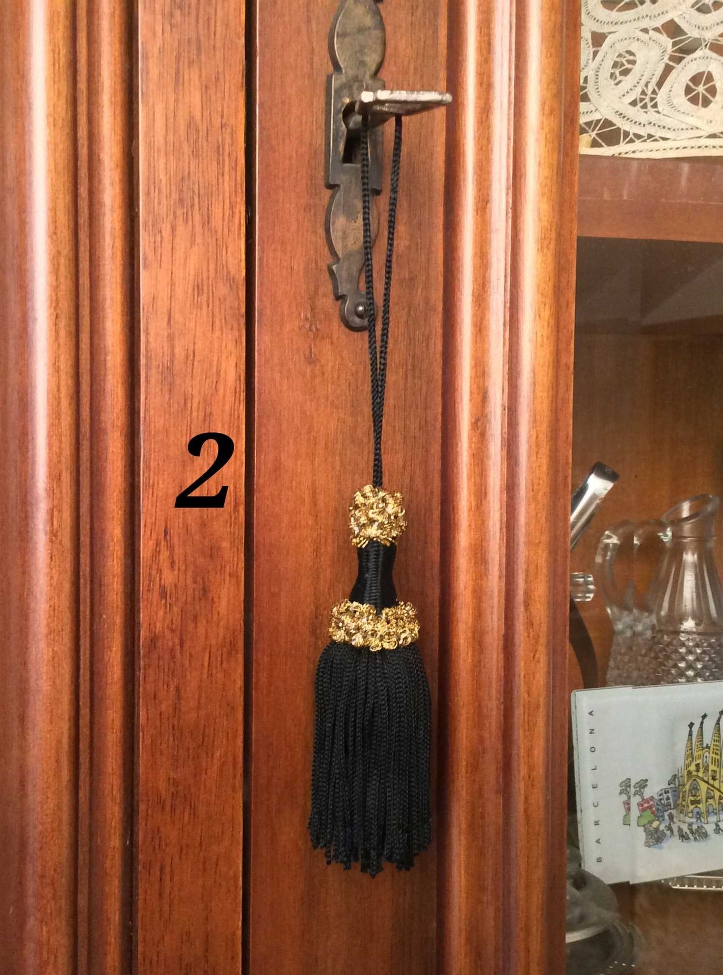 Key Tassel Lame for Antique Furniture - Handmade Florence