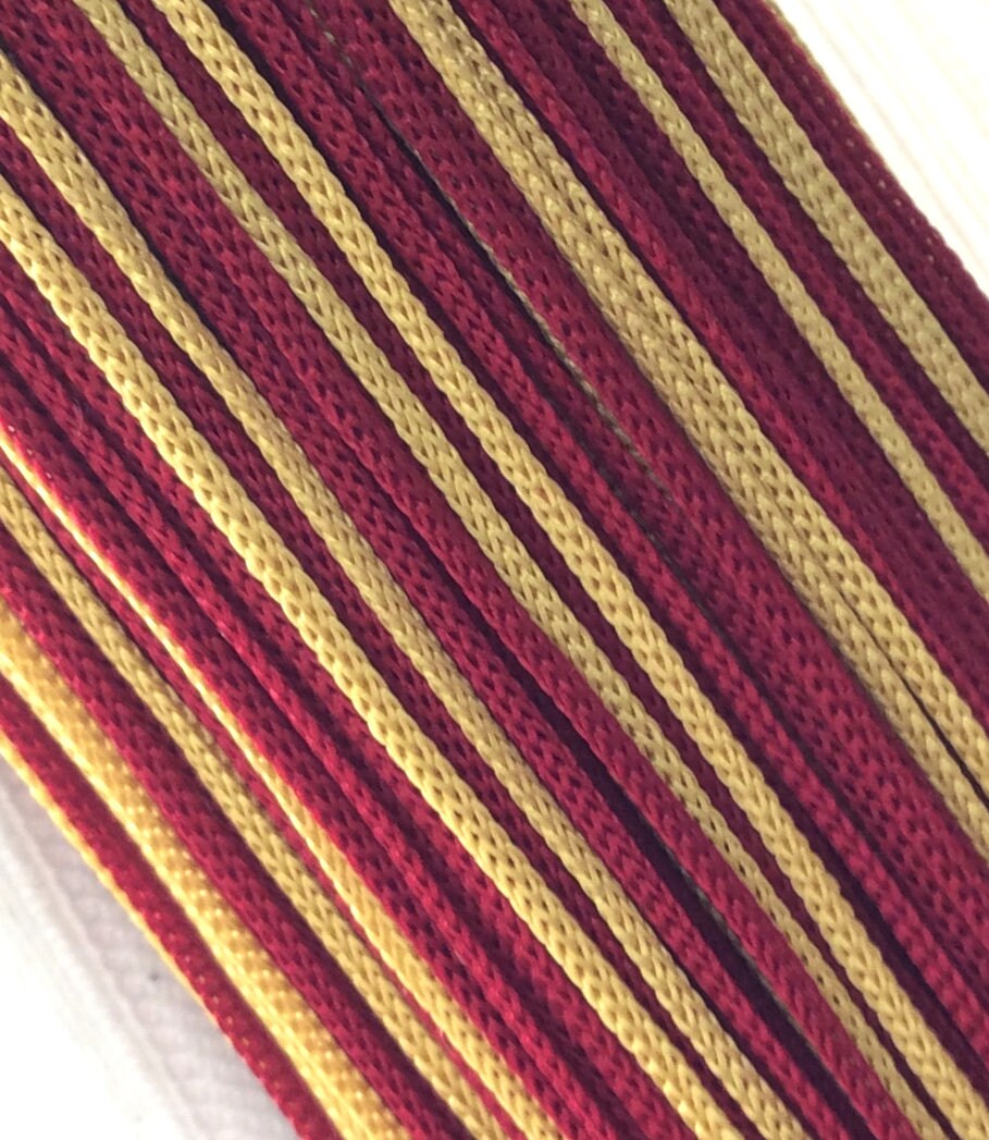 Embrasse per Tende con Nappa Grande 20cm - Rosso Giallo Oro | Made in Firenze