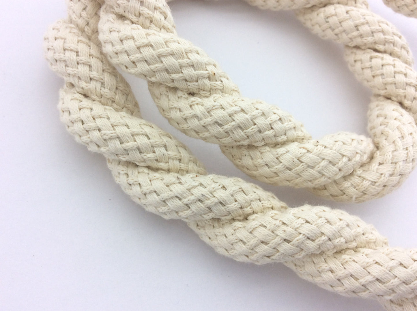 Cotone.. Un legatenda magnetico 16mm, lungo 75cm. Stile rustico, arrendamento nautico e shabby, neutro per ogni abbinamento.
