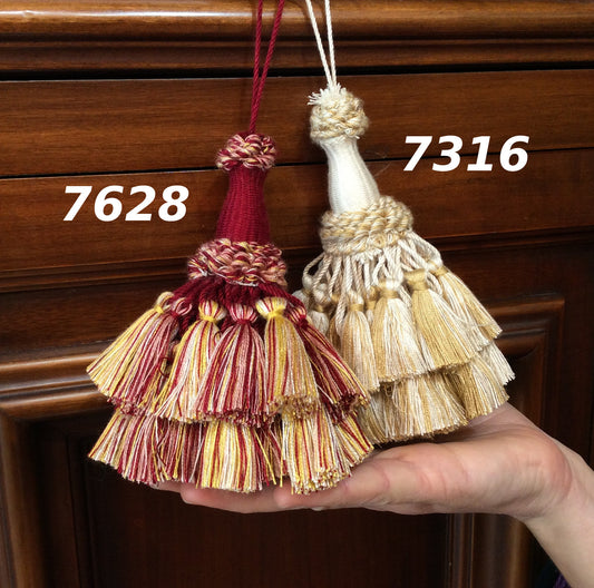Nappa Ballerina Fiocco Chiave Grande 15cm per Tende e Mobili - 2 Colori Firenze