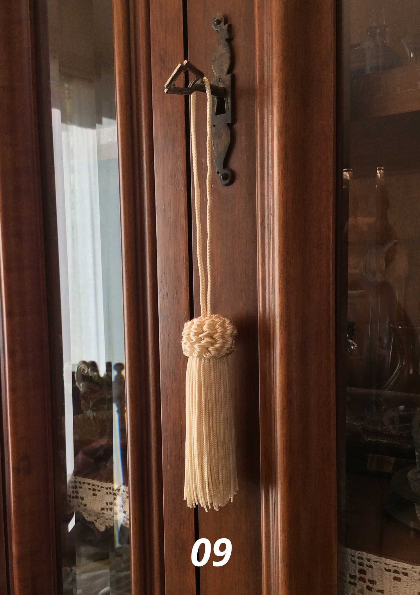 Nappa Fiocco Chiave Avorio o Bianco 11cm - Made in Firenze