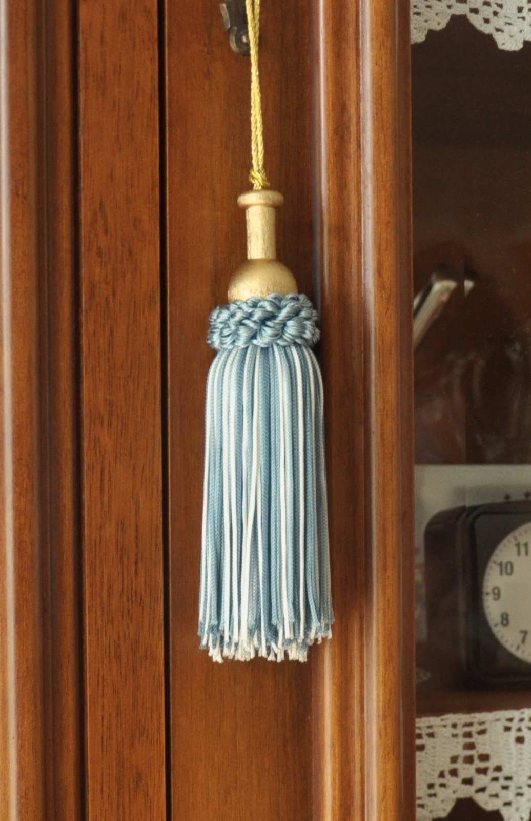 Nappa Fiocco Chiave Shabby Chic 15cm - Made in Firenze