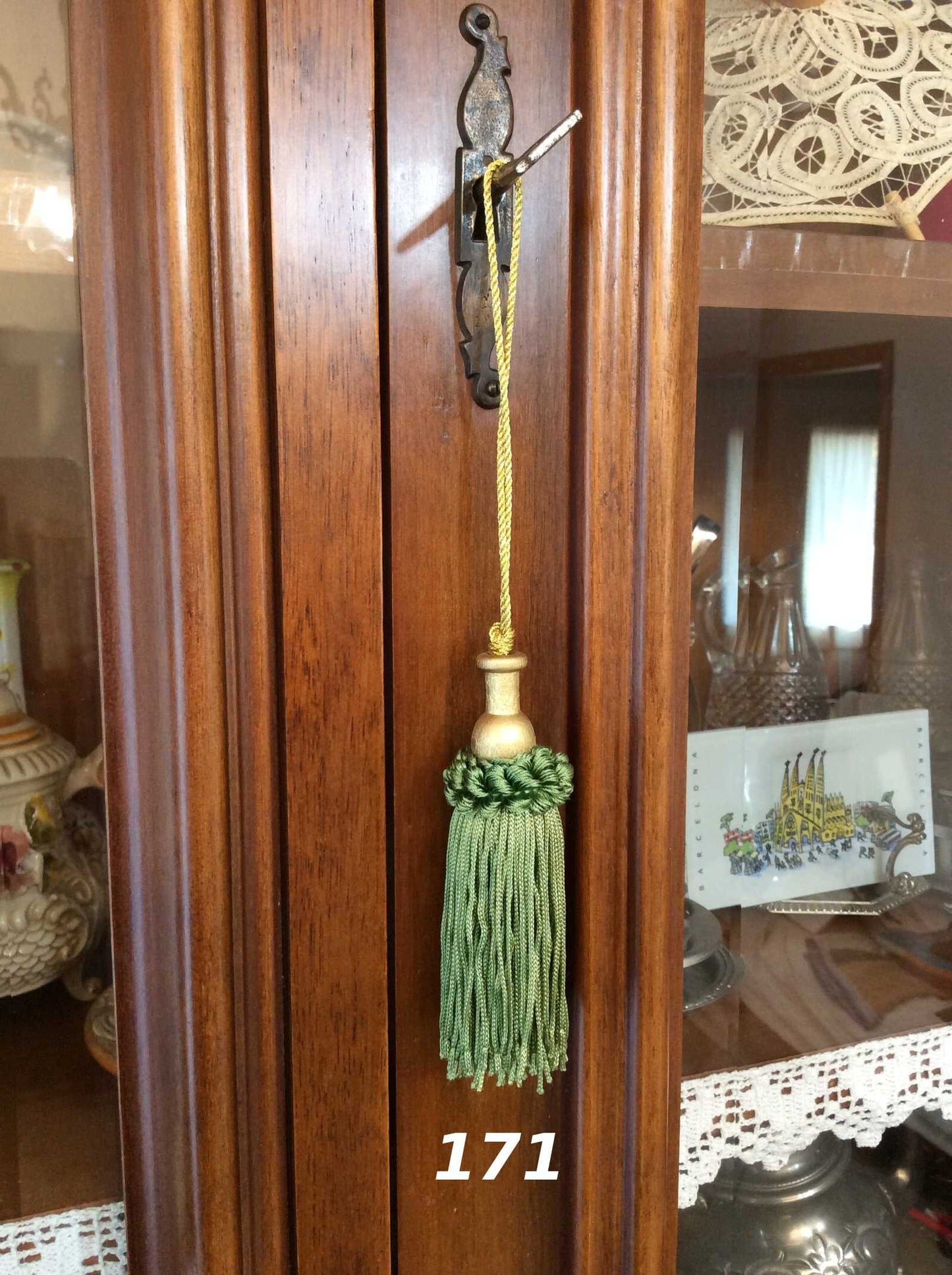 Nappa Fiocco Chiave 11cm - Made in Firenze