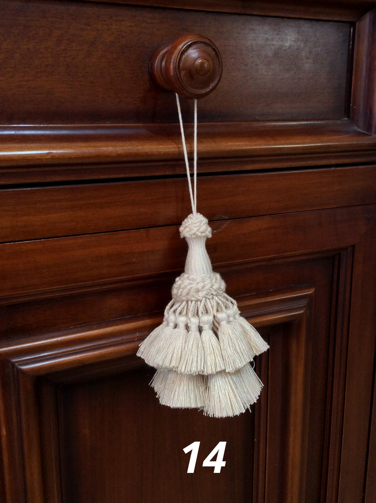 Nappa Ballerina Fiocco Chiave Grande 15cm per Tende e Mobili - 2 Colori Firenze