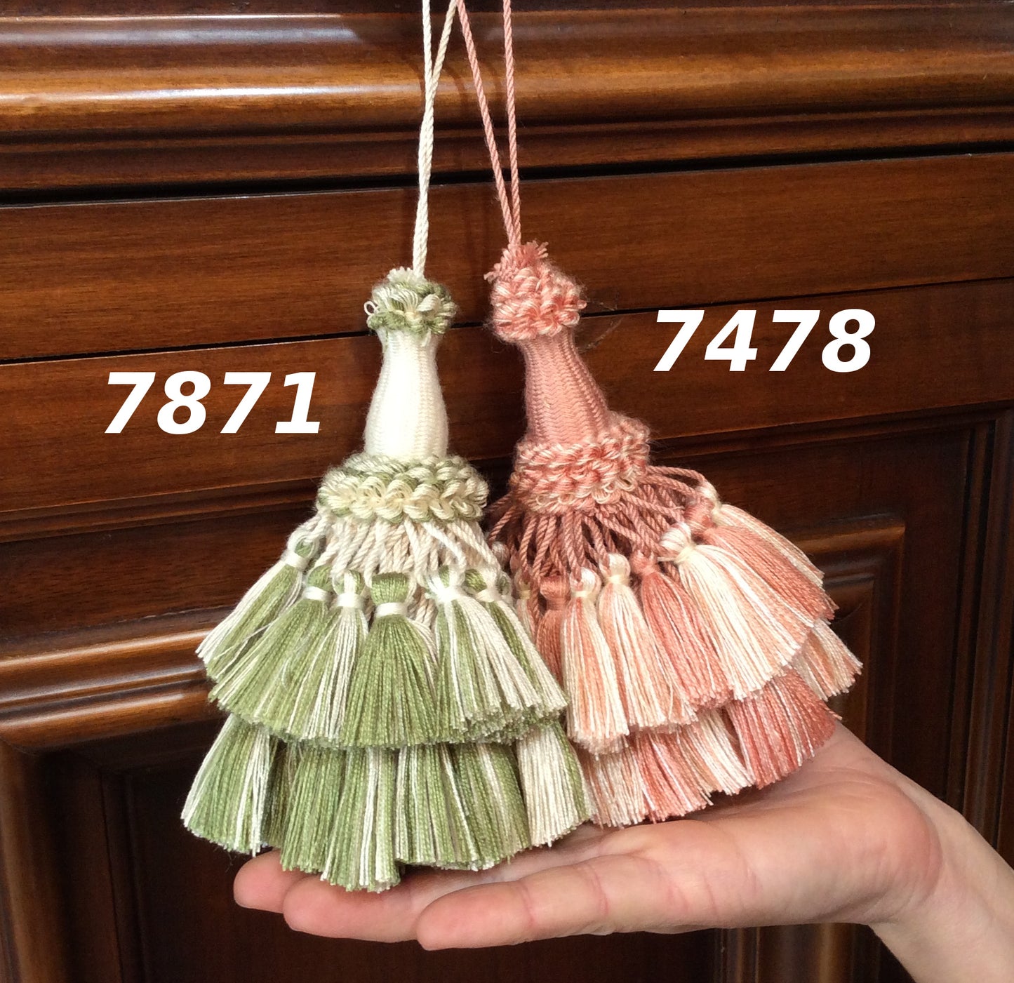 Nappa Ballerina Fiocco Chiave Grande 15cm per Tende e Mobili - 2 Colori Firenze