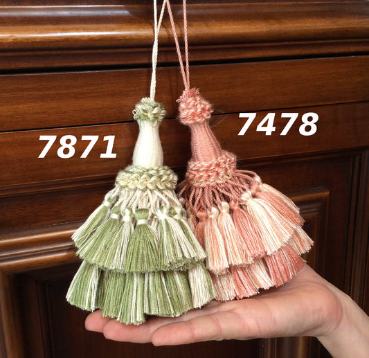 Nappa Ballerina Fiocco Chiave Grande 15cm per Tende e Mobili - 2 Colori Firenze