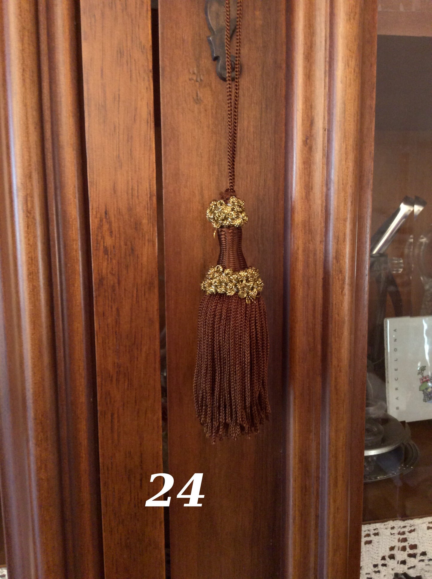 Key Tassel Lamé for Antique Furniture - 4 Colors Florence