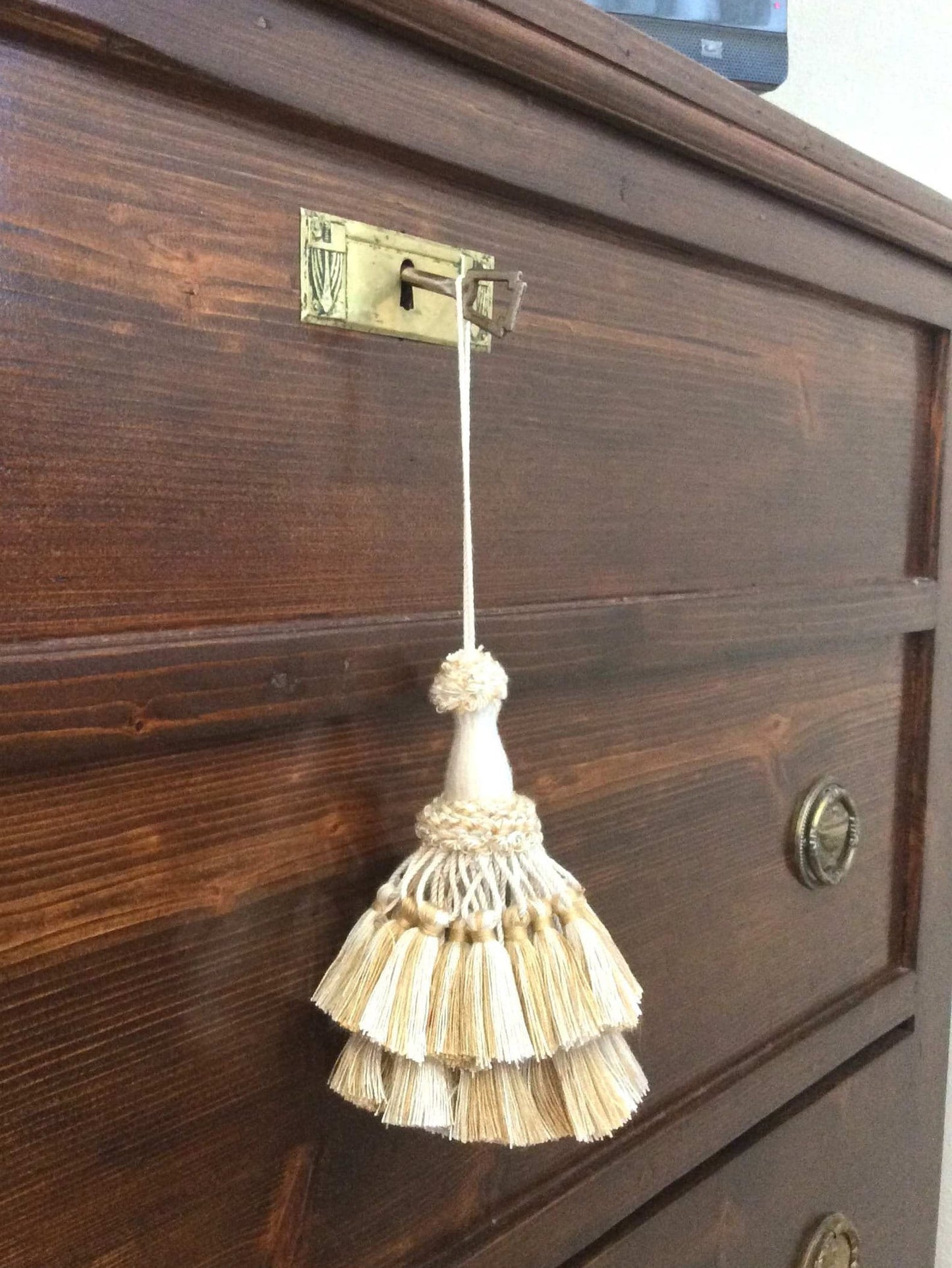 Nappa Ballerina Fiocco Chiave Grande 15cm per Tende e Mobili - 2 Colori Firenze