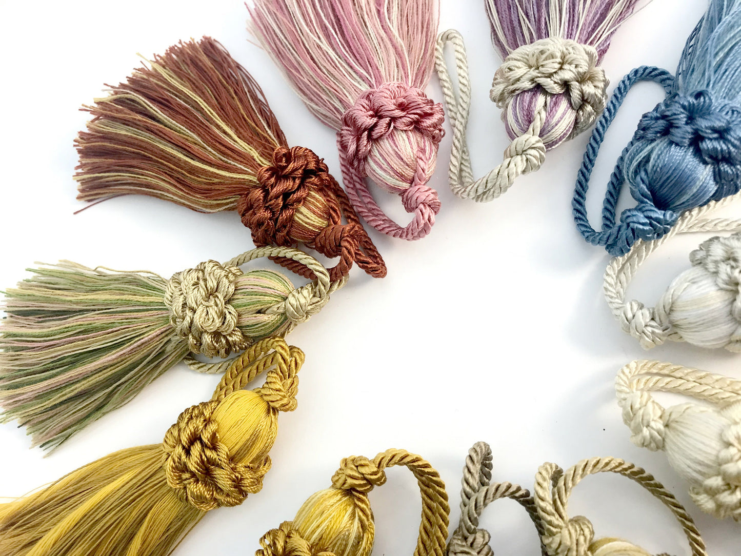 Vintage Key Bow Tassel 9cm - Made in Florence