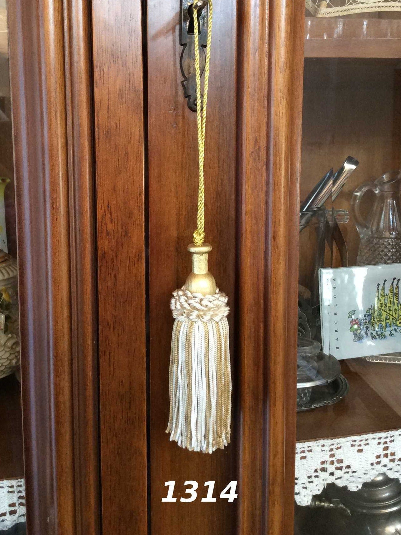 Nappa Fiocco Chiave 11cm - Made in Firenze