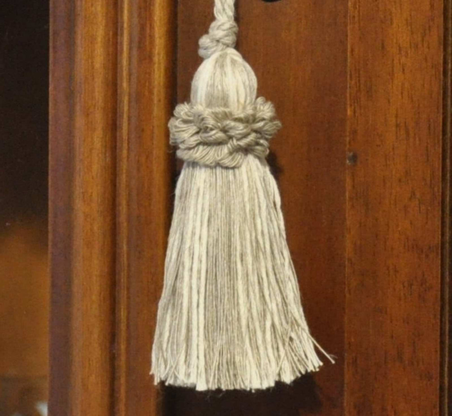 Nappa Fiocco Chiave in Fibre Naturali 8cm - Made in Firenze