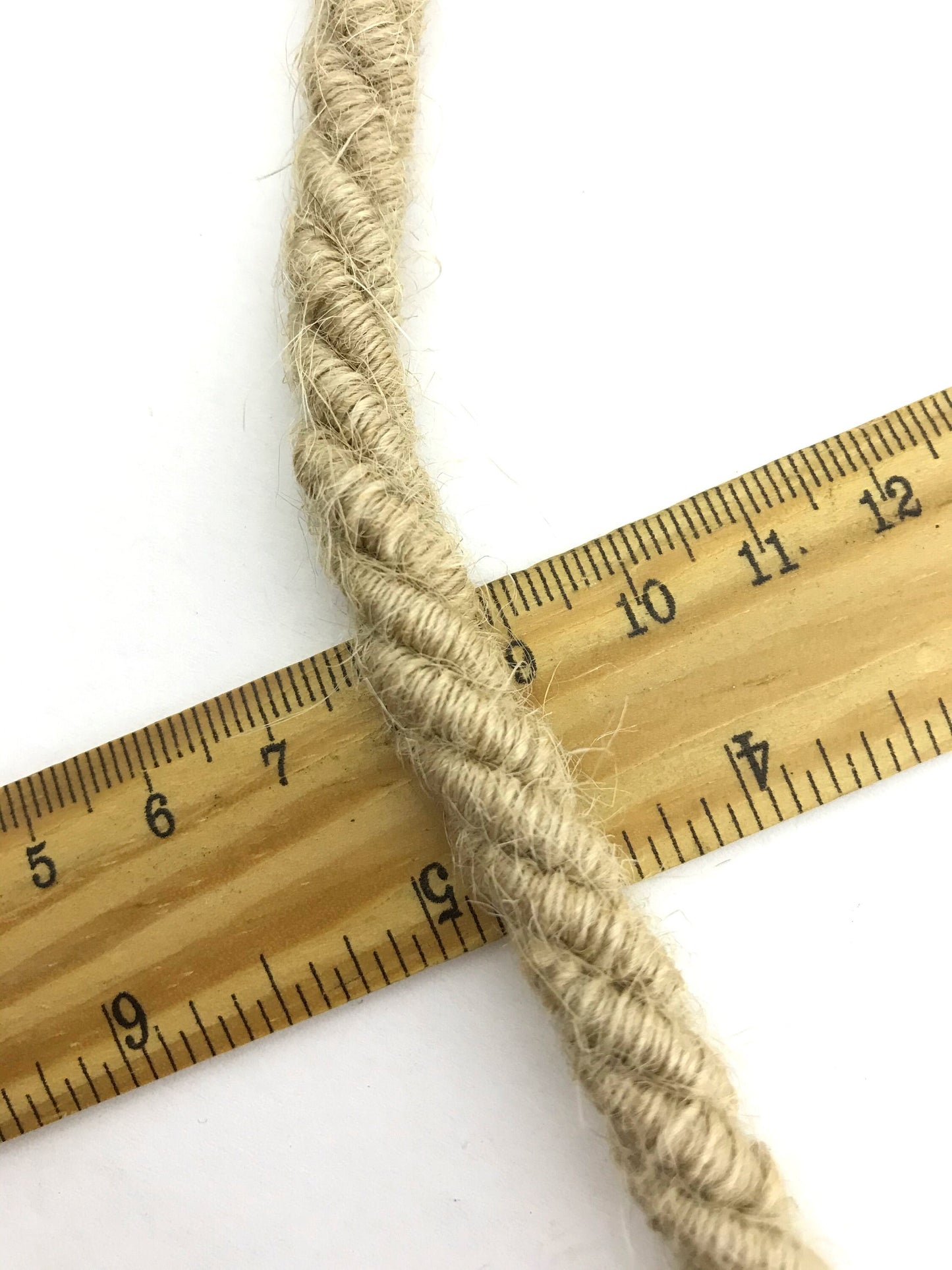 Stupenda grande embrasse in juta decorazione per tende tendaggi drappeggio drappo made in italy