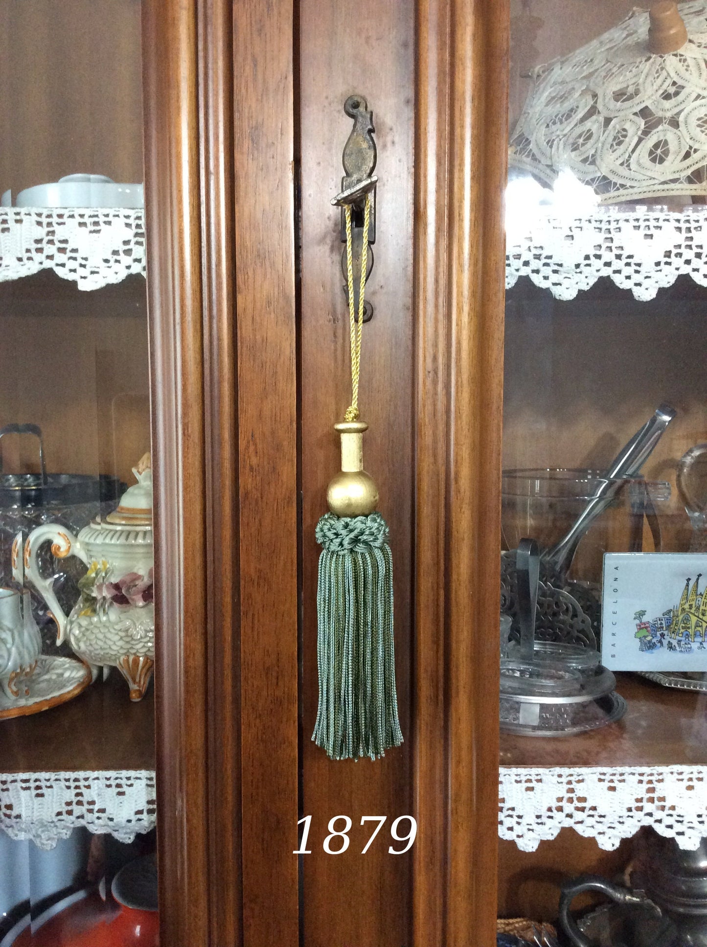 Nappa Fiocco Chiave Shabby Chic 15cm - Made in Firenze