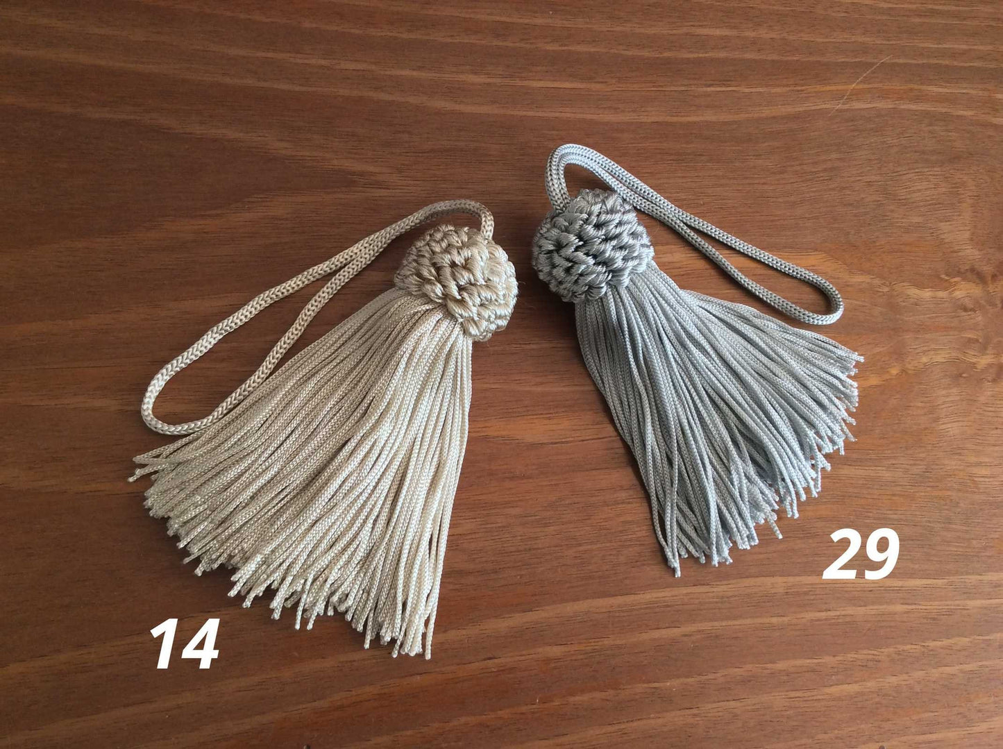 Nappa Fiocco Chiave Avorio o Grigio Perla 11cm - Made in Firenze