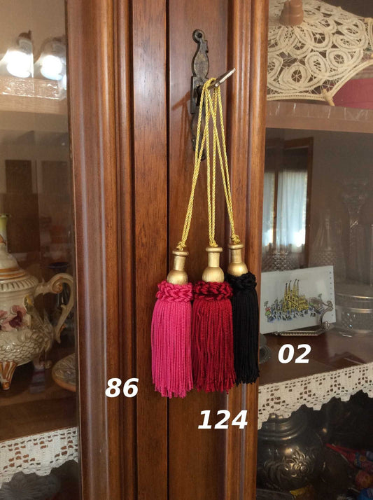 Nappa Fiocco Chiave 11cm - Made in Firenze