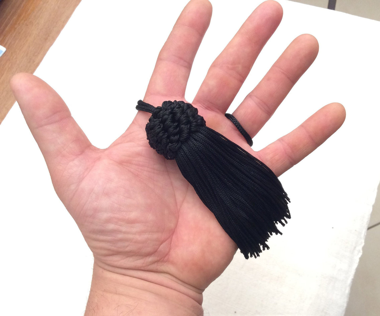 Nappa Fiocco Chiave Nera o Bordò 11cm - Made in Firenze