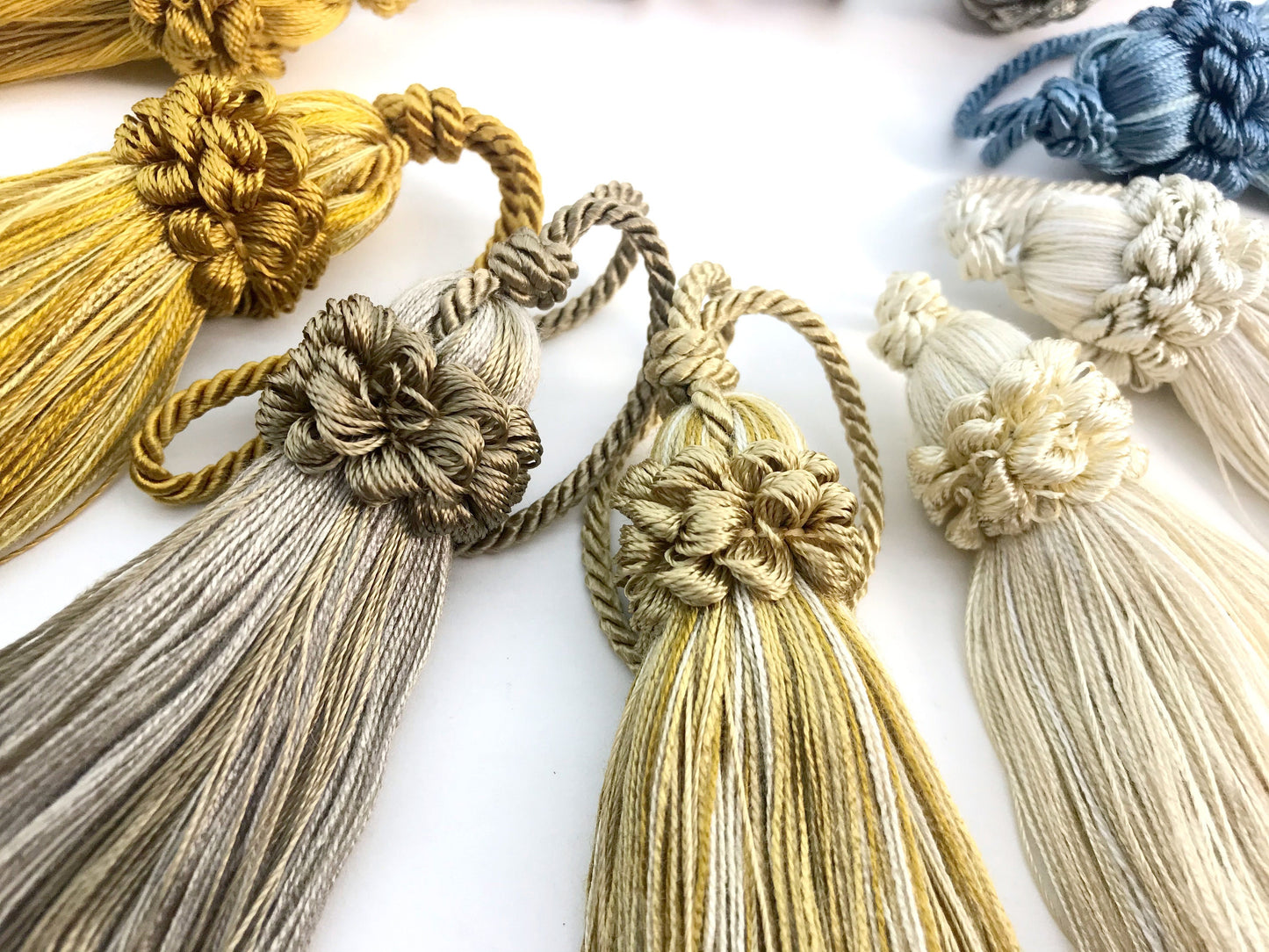Vintage Key Bow Tassel 9cm - Made in Florence