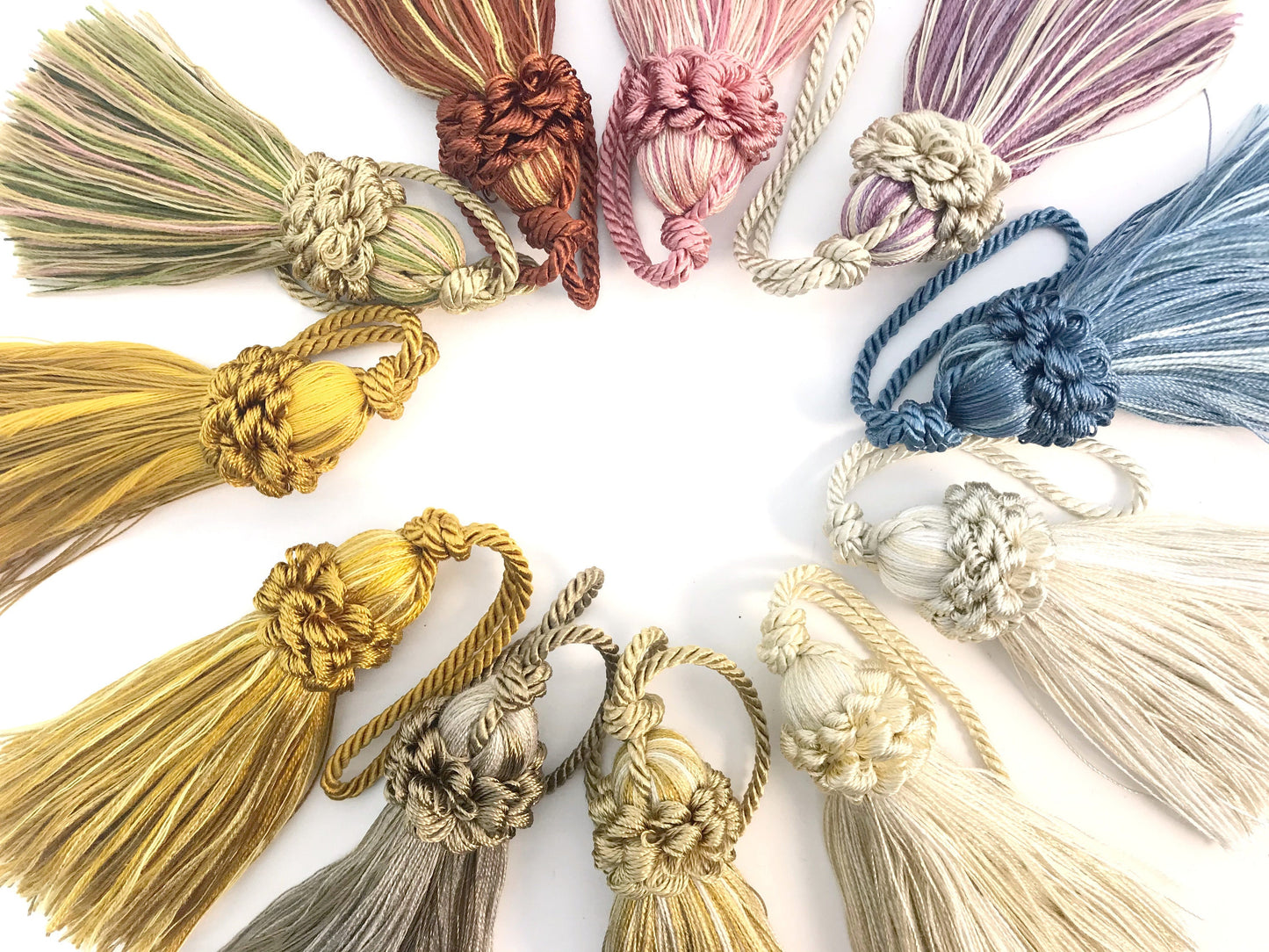 Vintage Key Bow Tassel 9cm - Made in Florence