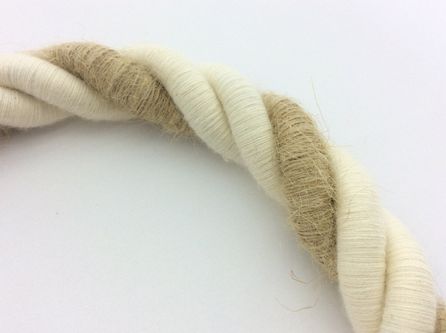 Legatenda in Corda Juta e Cotone 25mm – Stile Rustico Shabby Chic Made in Italy