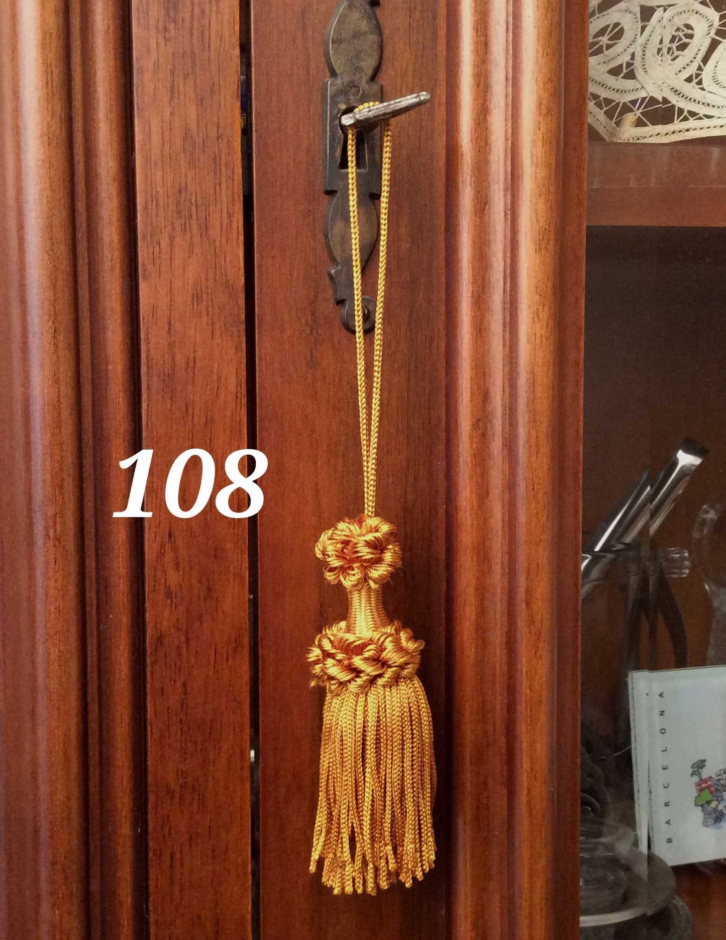 Key Tassel for Antique Furniture - Handmade Florence - 8 Colors Florence