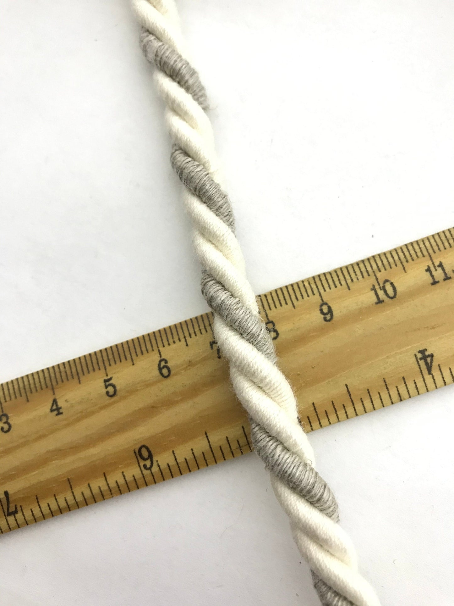 Stupenda grande embrasse in lino e cotone naturali, decorazione per tende tendaggi drappeggio drappo made in italy