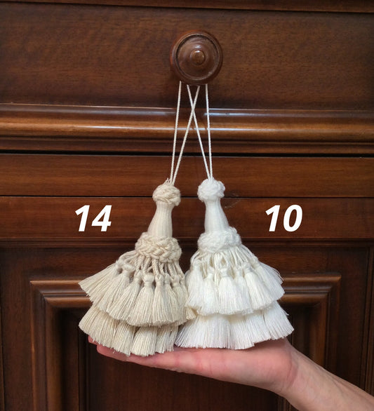 Nappa Ballerina Fiocco Chiave Grande 15cm per Tende e Mobili - 2 Colori Firenze