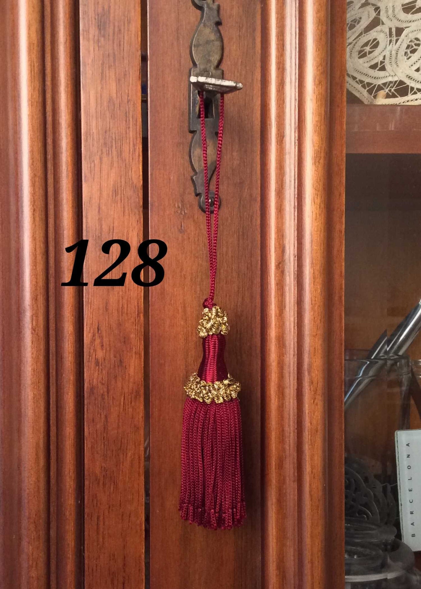 Key Tassel Lame for Antique Furniture - Handmade Florence