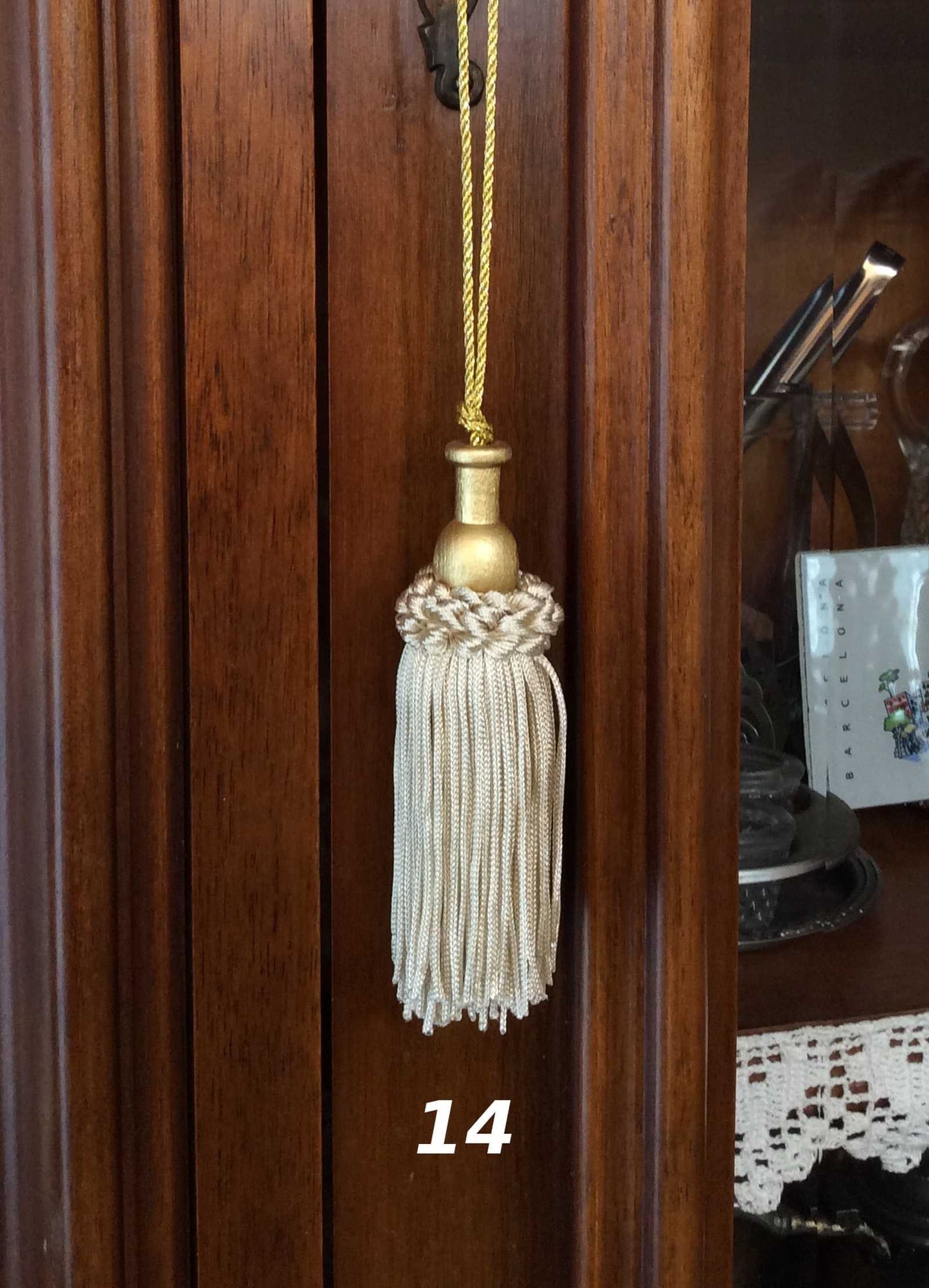 Nappa Fiocco Chiave 11cm - Made in Firenze